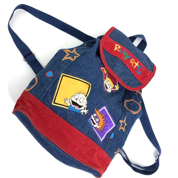 Nickelodeon Handbags - RUGRATS JEAN 1998 BACKPACK NICKELODEON VERY RARE